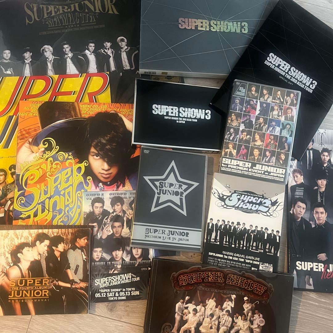 SUPER JUNIOR CD・DVD・グッズ　K-POP まとめ売り