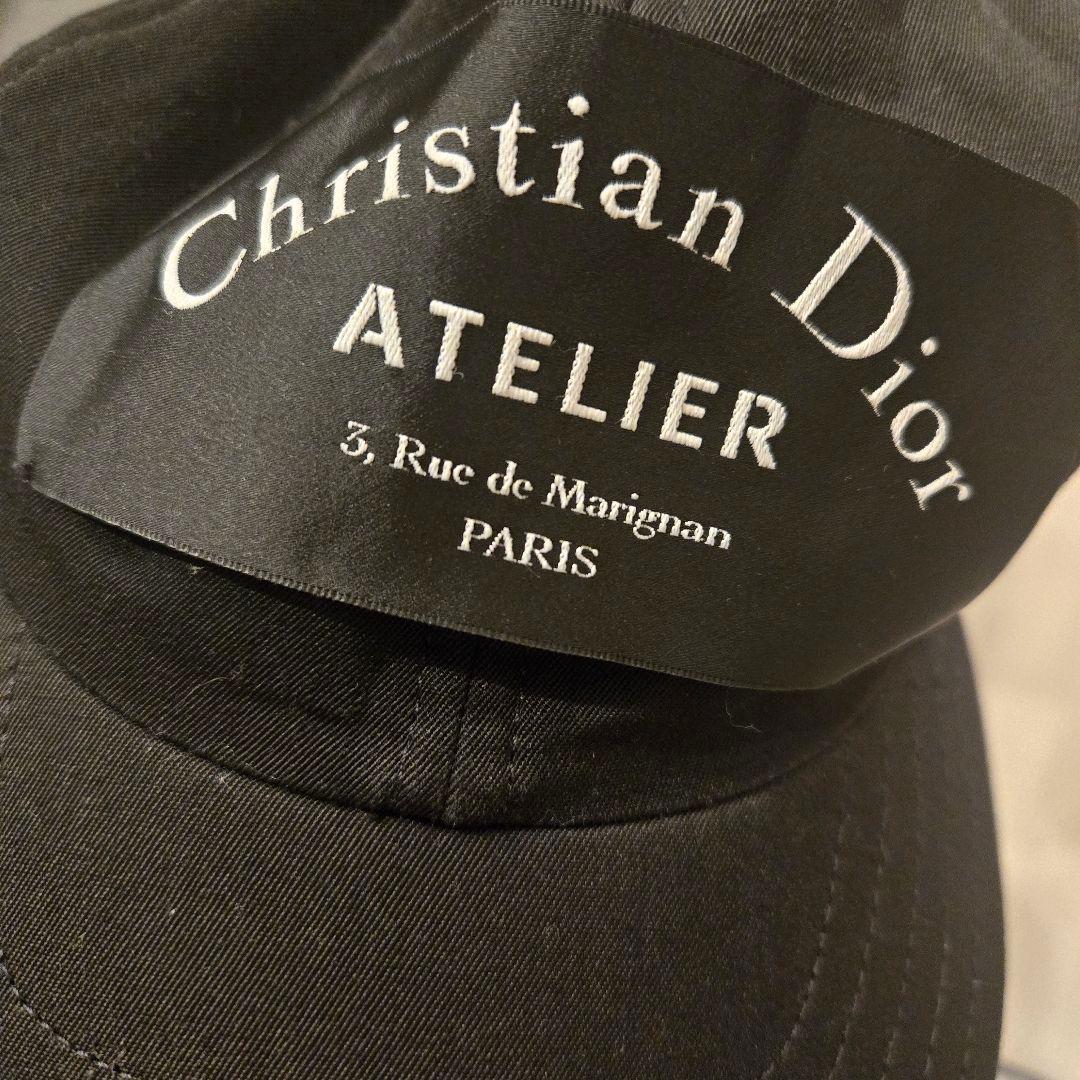 Christian Dior ATELIER ブラックキャップ Ｌ