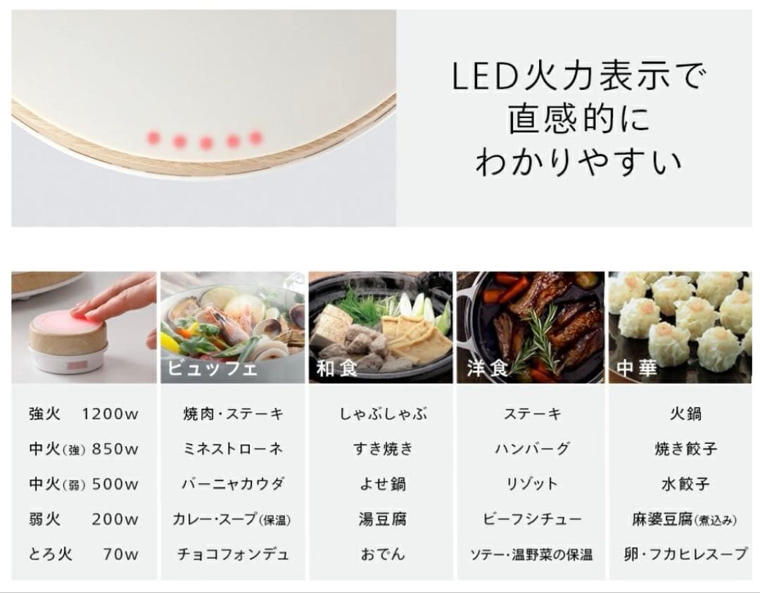 すき焼き、寄せ鍋、おでん等に！寒い冬に！ 新品未使用　ホットトリベット　マインツ