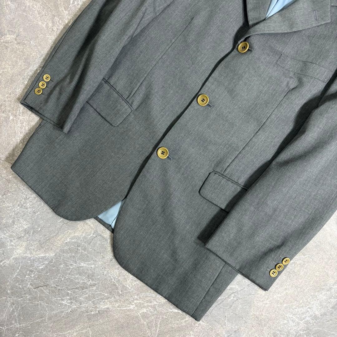 90s KENZO HOMME シングルテーラードジャケット グレー 日本製