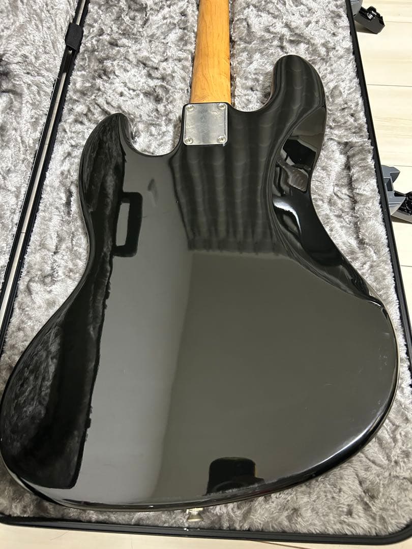 【初心者必見】Photogenic Jazz BASS極上品ネック指板ブラック化