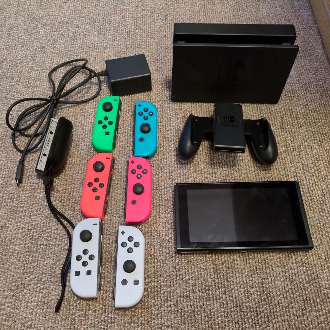 【ジャンク品】任天堂スイッチ 本体＋コントローラー（SDカード付）