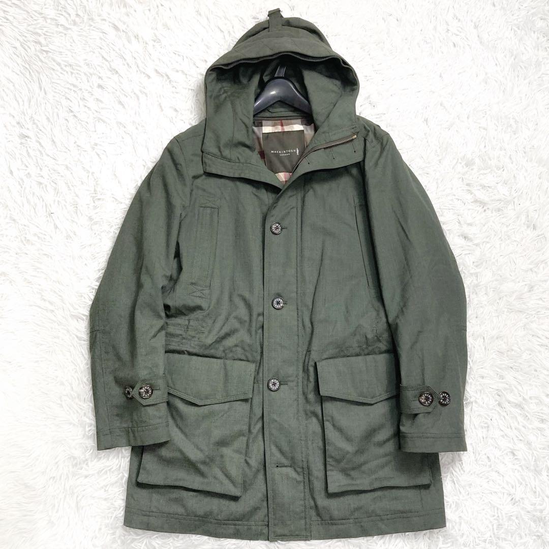 SH 美品✨マッキントッシュ ダウンライナー付きモッズコート チェック柄