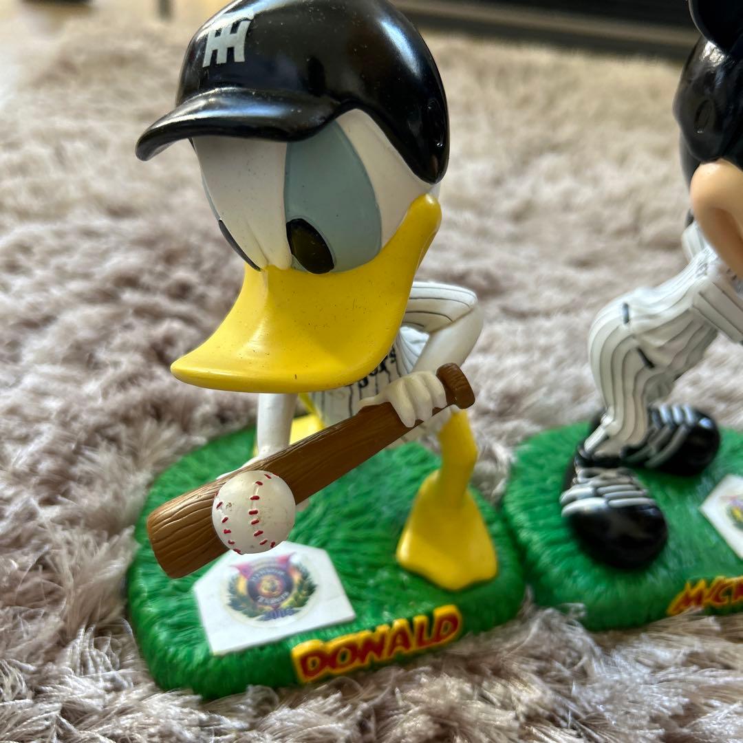 【お値下げ】激レア！2003年阪神タイガース優勝版　ディズニーボブルヘッド3体