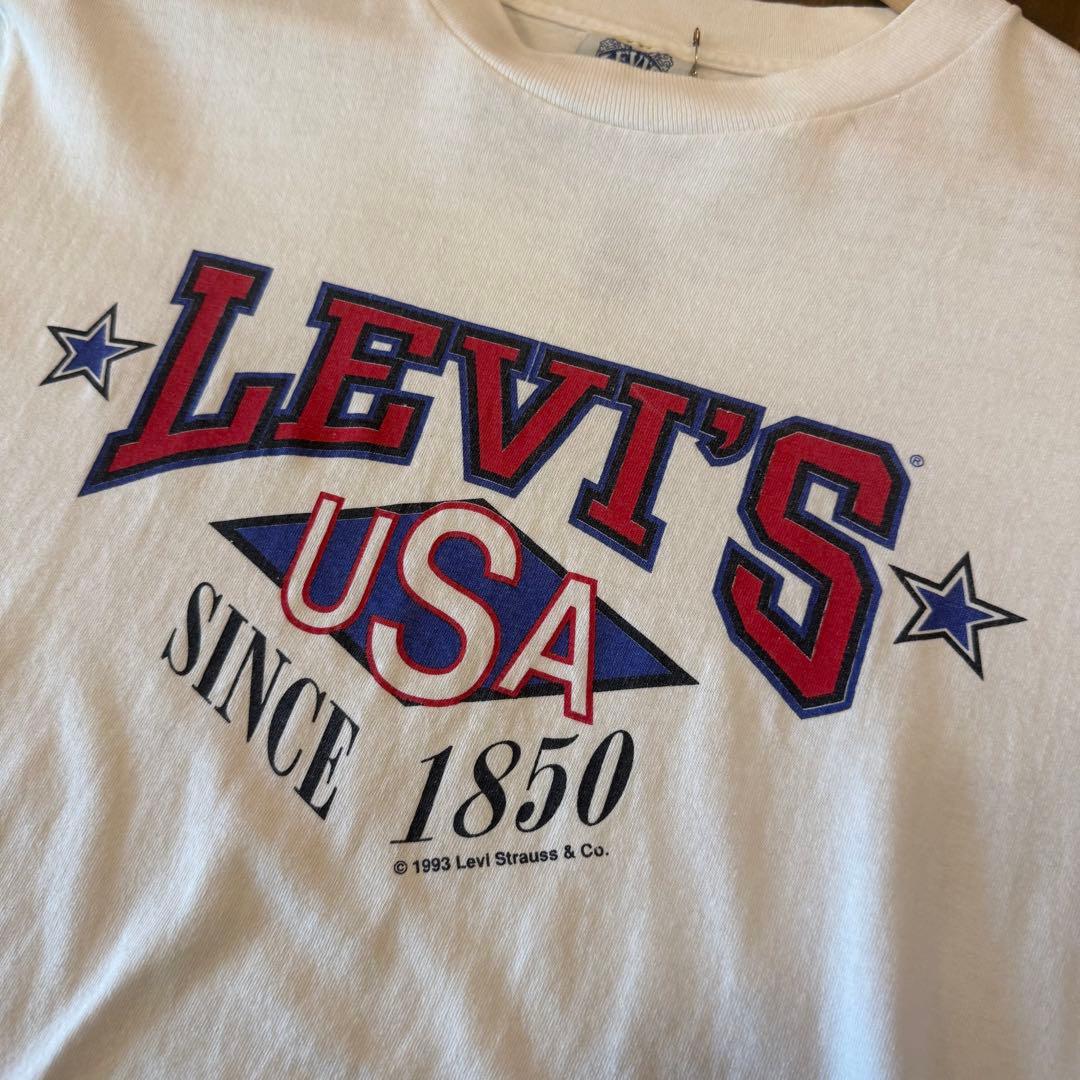 90s LEVI'S 古着 白 1993年コピーライト