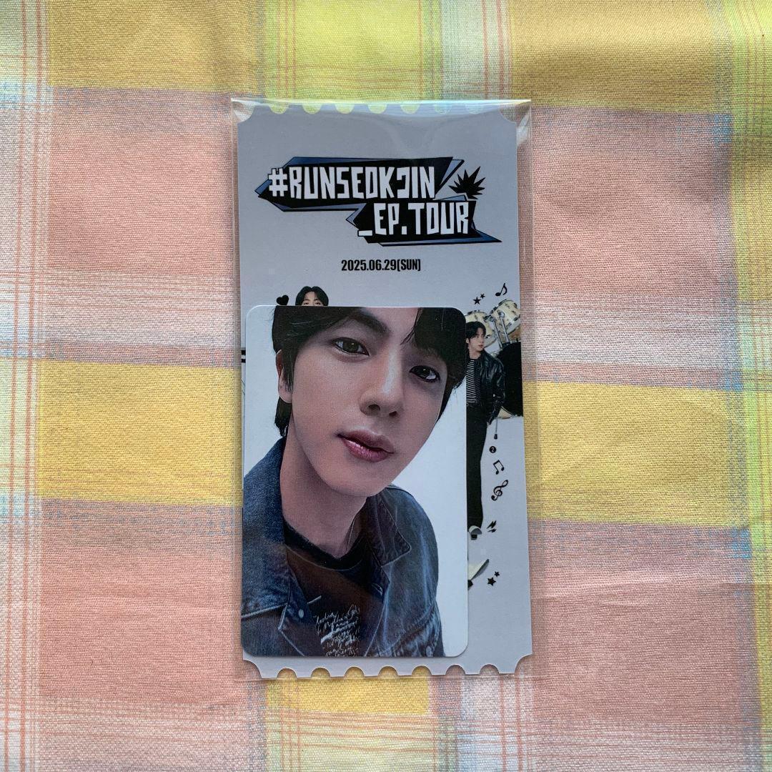 RUNSEOKJIN_EP.TOUR in GOYANG 6/29 トレカ ジン