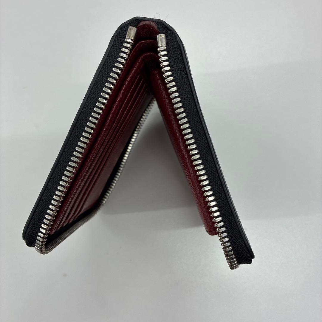 BALLY バリー　ラウンドジップ 黒 二つ折り財布