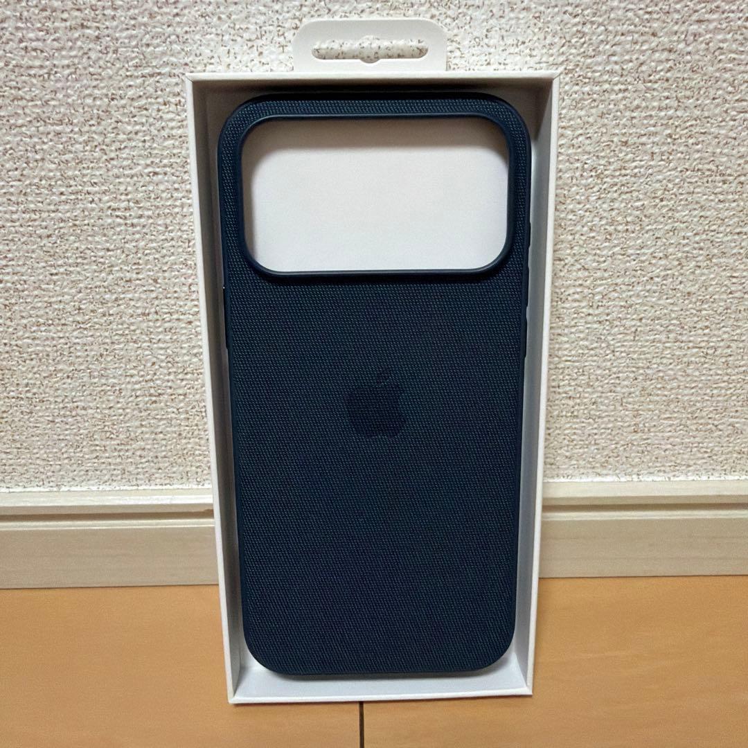 iPhone 17ProMax テックウーブンケース純正品ブルーApple新品
