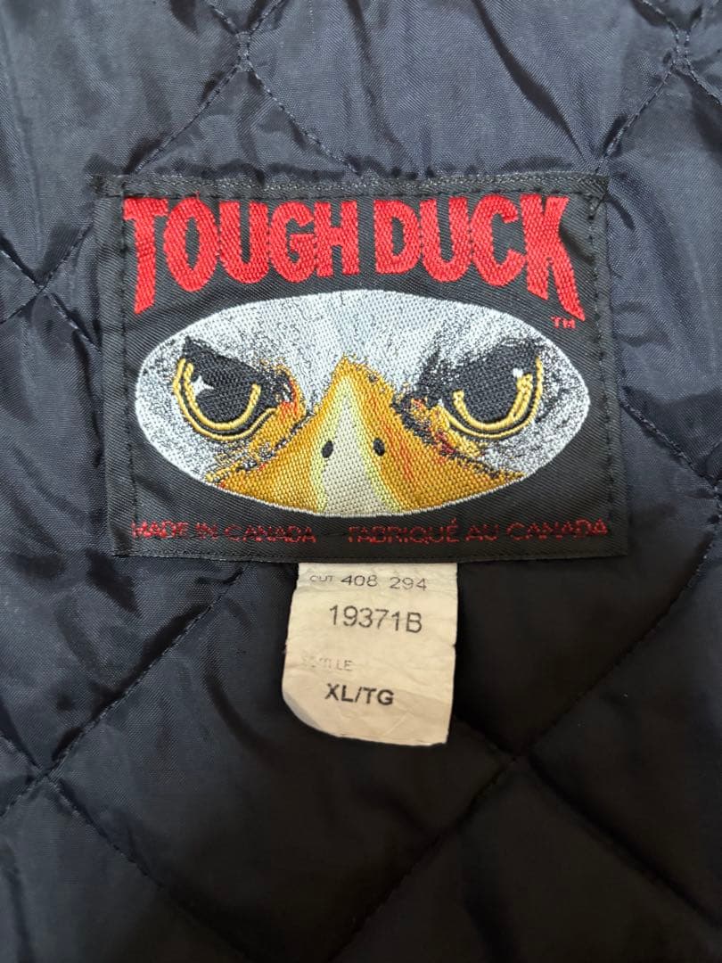 【希少カナダ製】TOUGH DUCK90sキルティングライナー付きダックベスト
