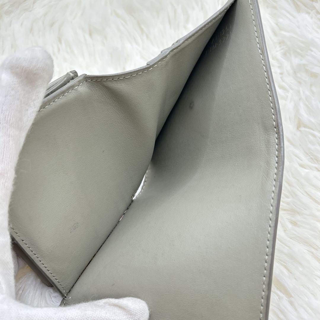 CELINE トリオンフ スモールフラップウォレット 三つ折り カーキ