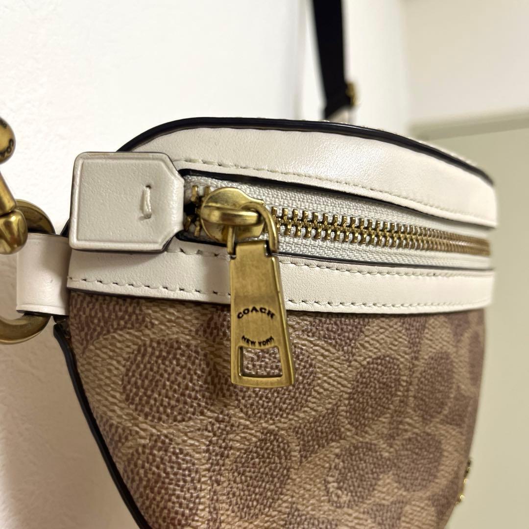 ★美品★COACH ボディーバッグ　シグネチャーキャンバス　39937