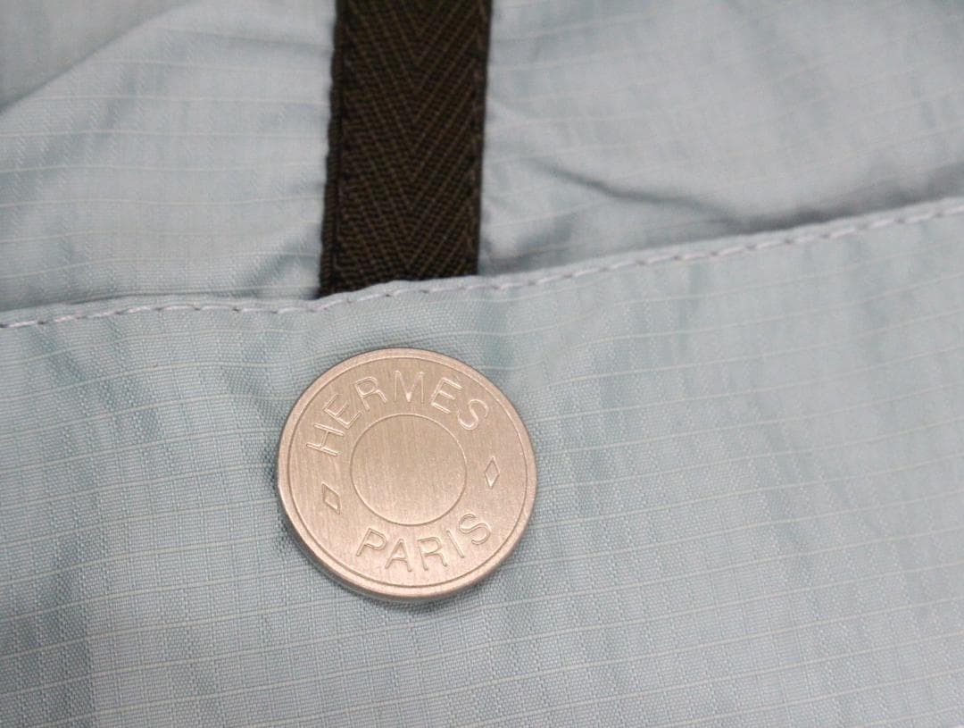 ◇美品 HERMES メンズ 裾ジップパンツ ミントグリーン