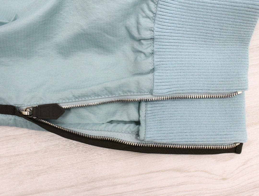 ◇美品 HERMES メンズ 裾ジップパンツ ミントグリーン