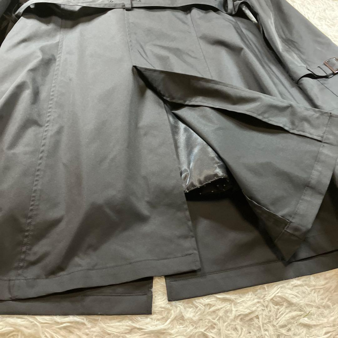 PERSON'S パーソンズ ブラック トレンチコート　サイズ　15号（2XL）