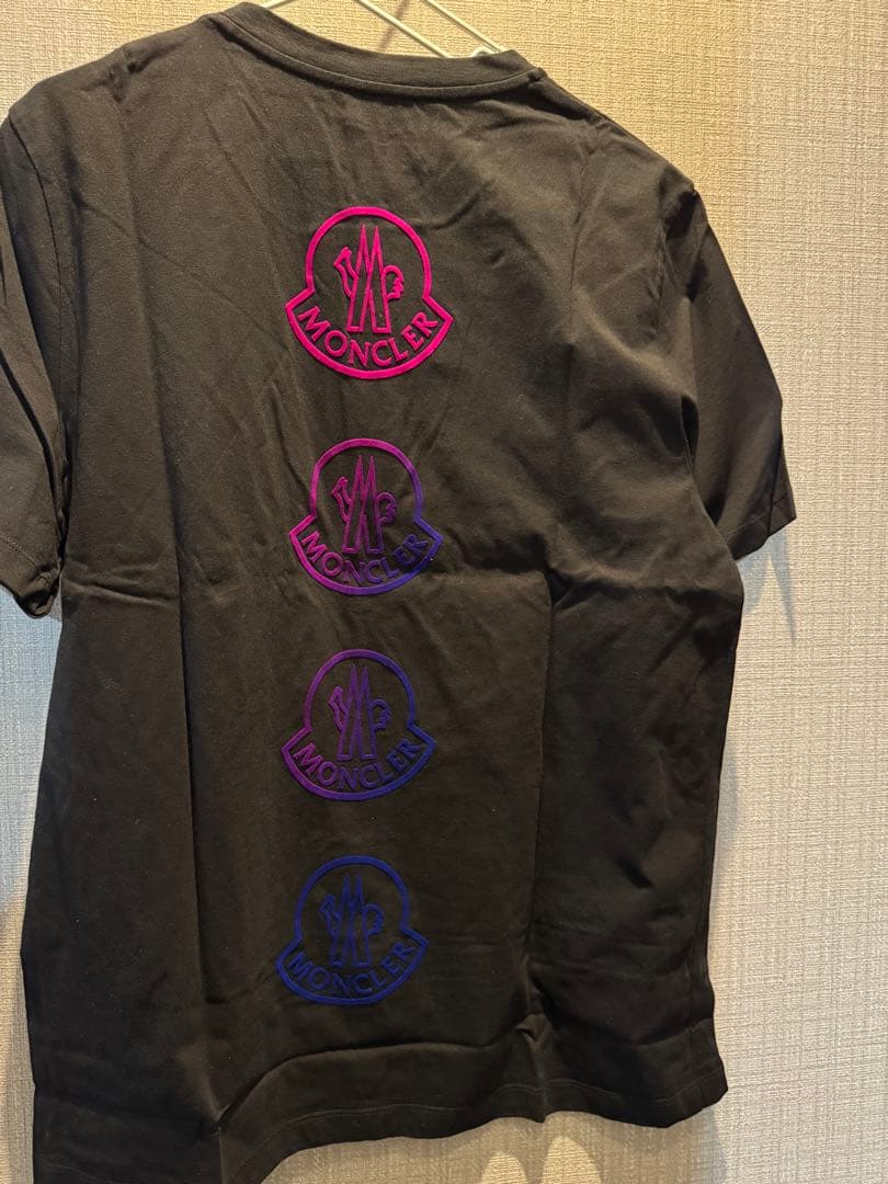 MONCLER ブラック Tシャツ L