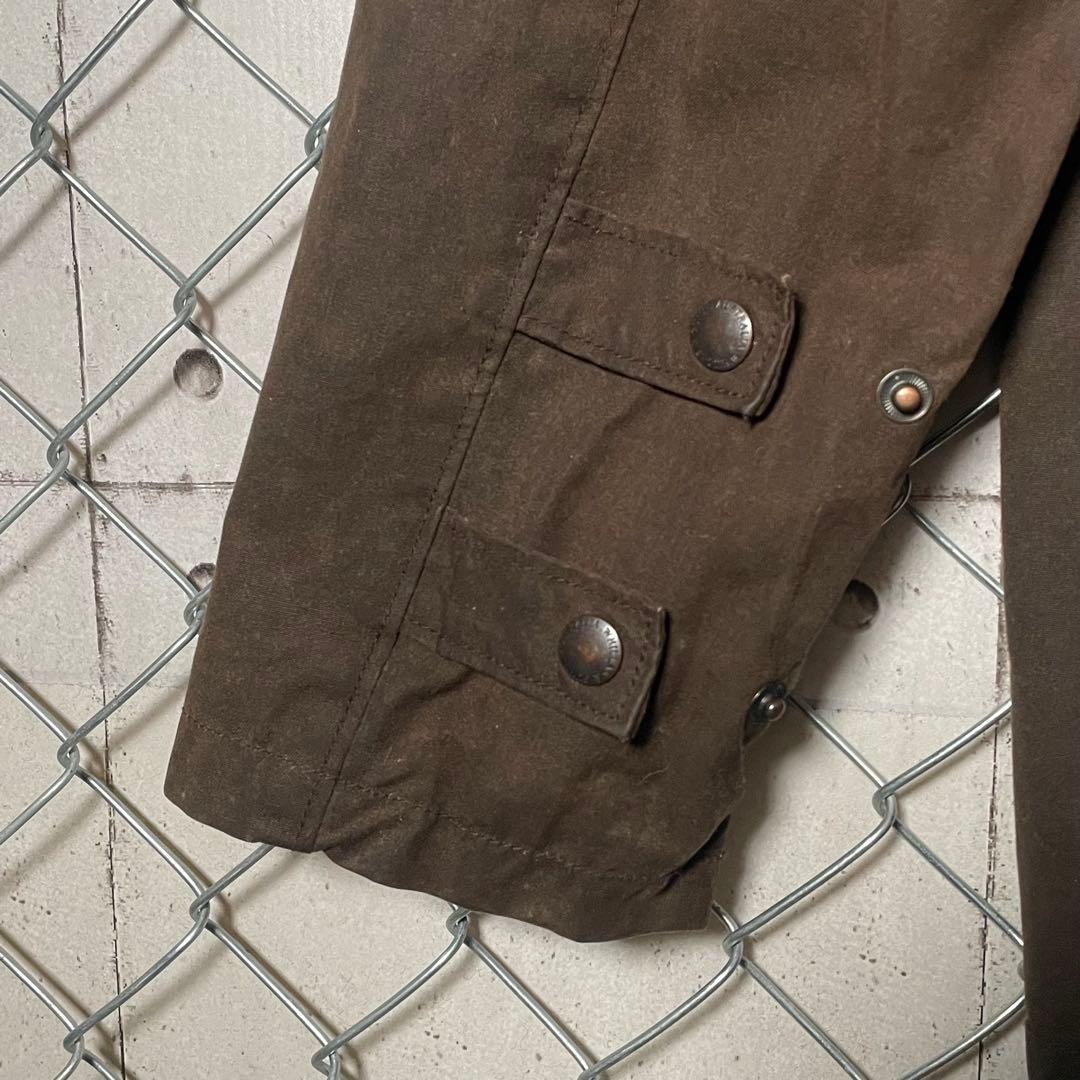 オーストラリア製 WHILLAS & GUNN オイルドジャケット 茶 M程