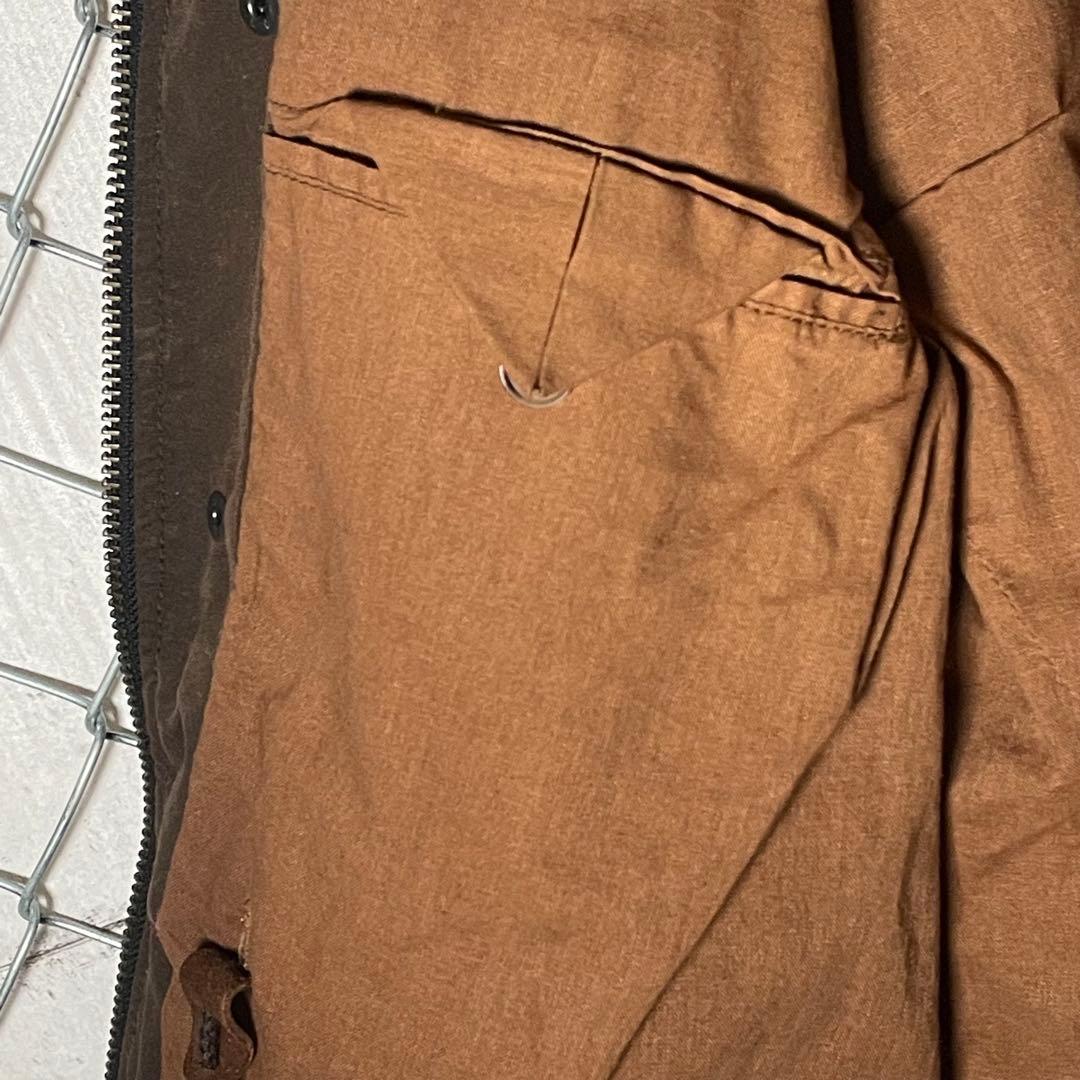 オーストラリア製 WHILLAS & GUNN オイルドジャケット 茶 M程