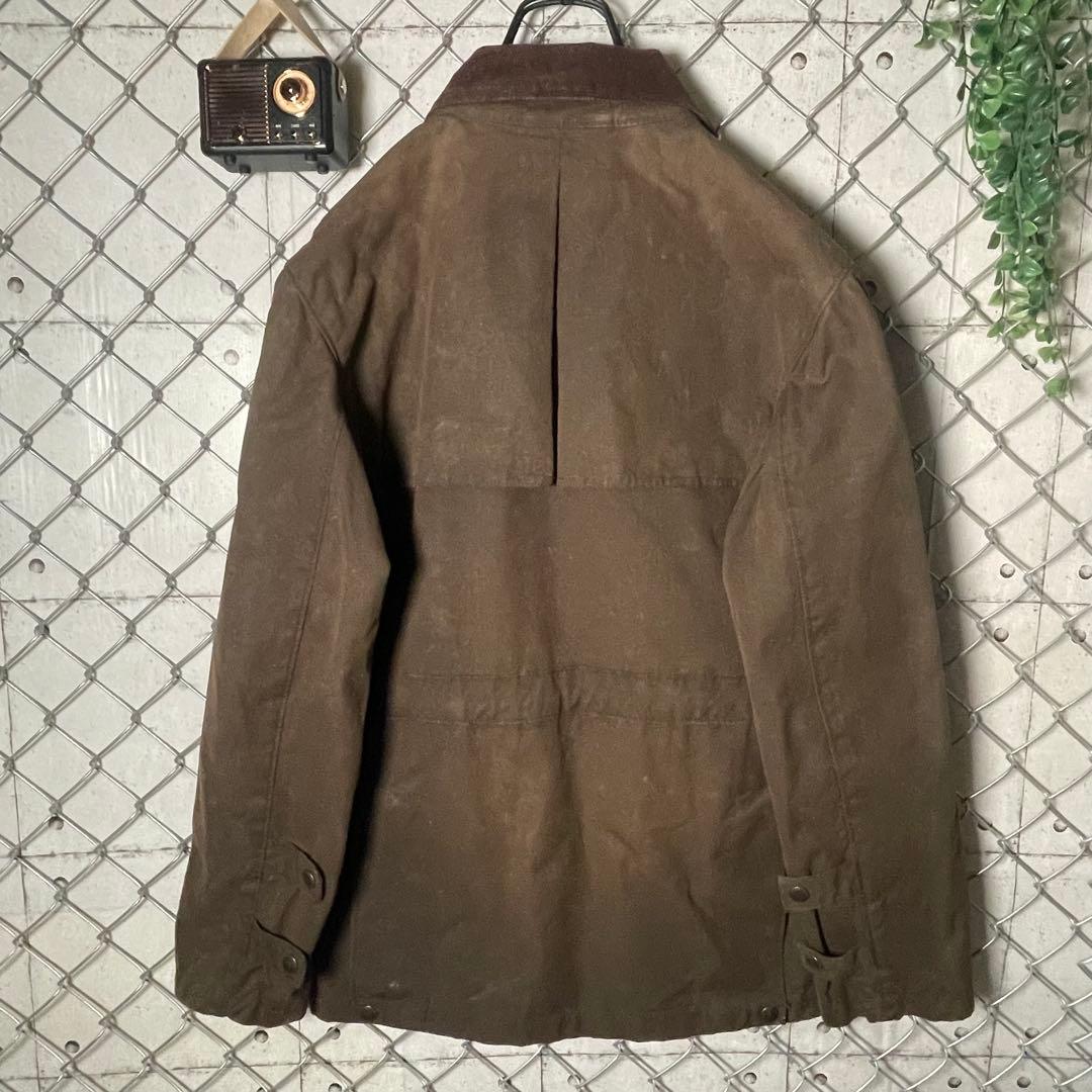 オーストラリア製 WHILLAS & GUNN オイルドジャケット 茶 M程