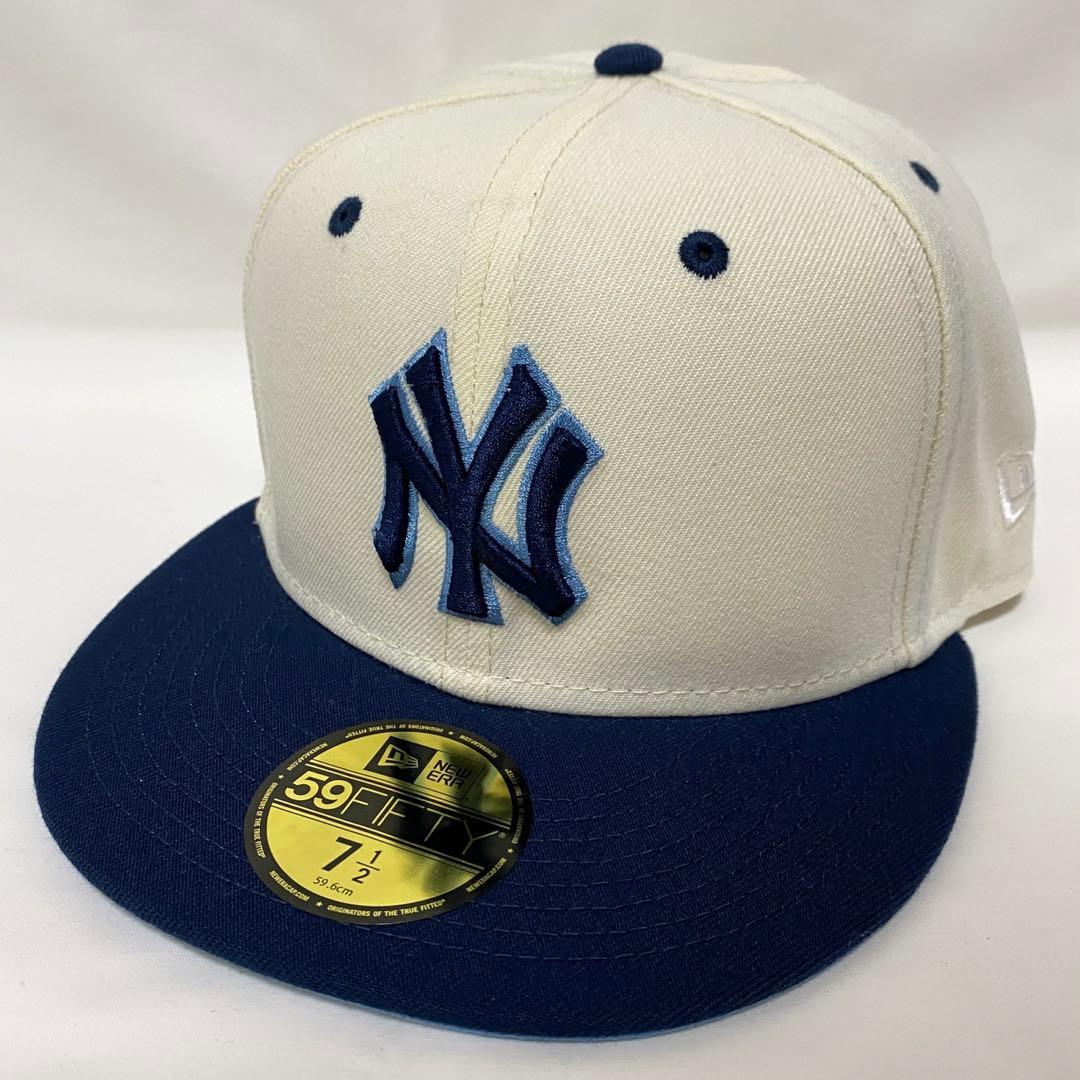 ★新品★ NEWERA NY ヤンキース 2トーン　キャップ 7 1/2