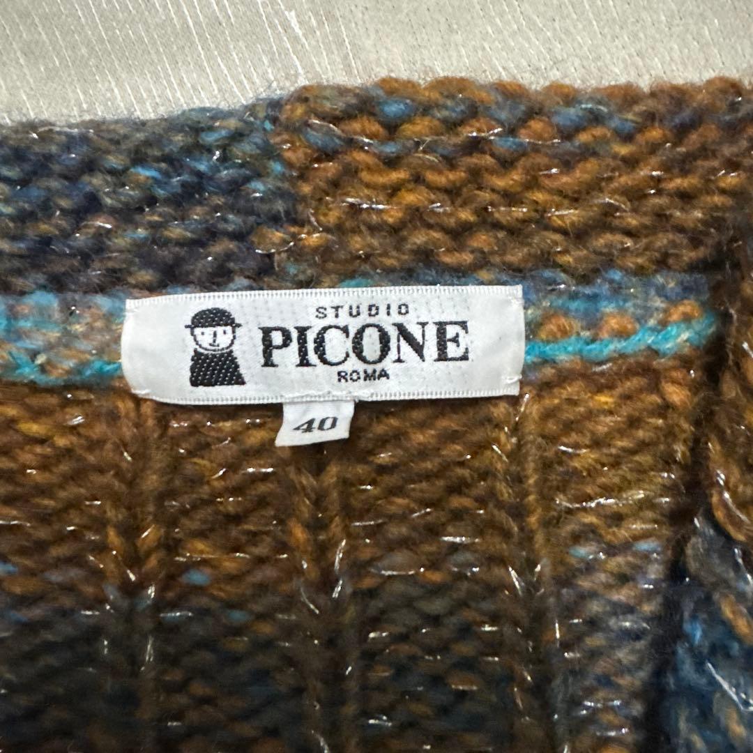 studio PICONE ラメ入りカーディガン　40