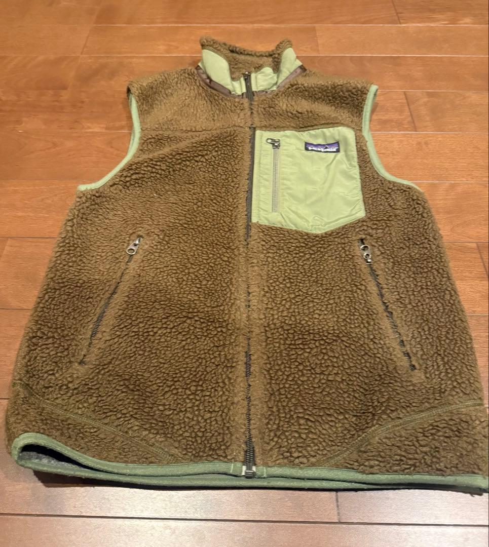 Patagonia パタゴニア レトロX フリースベスト XSサイズ（グリーン）