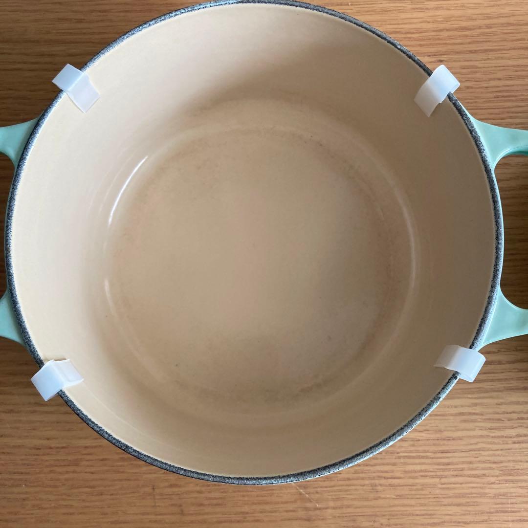 LE CREUSET 両手鍋 18cm クールミント