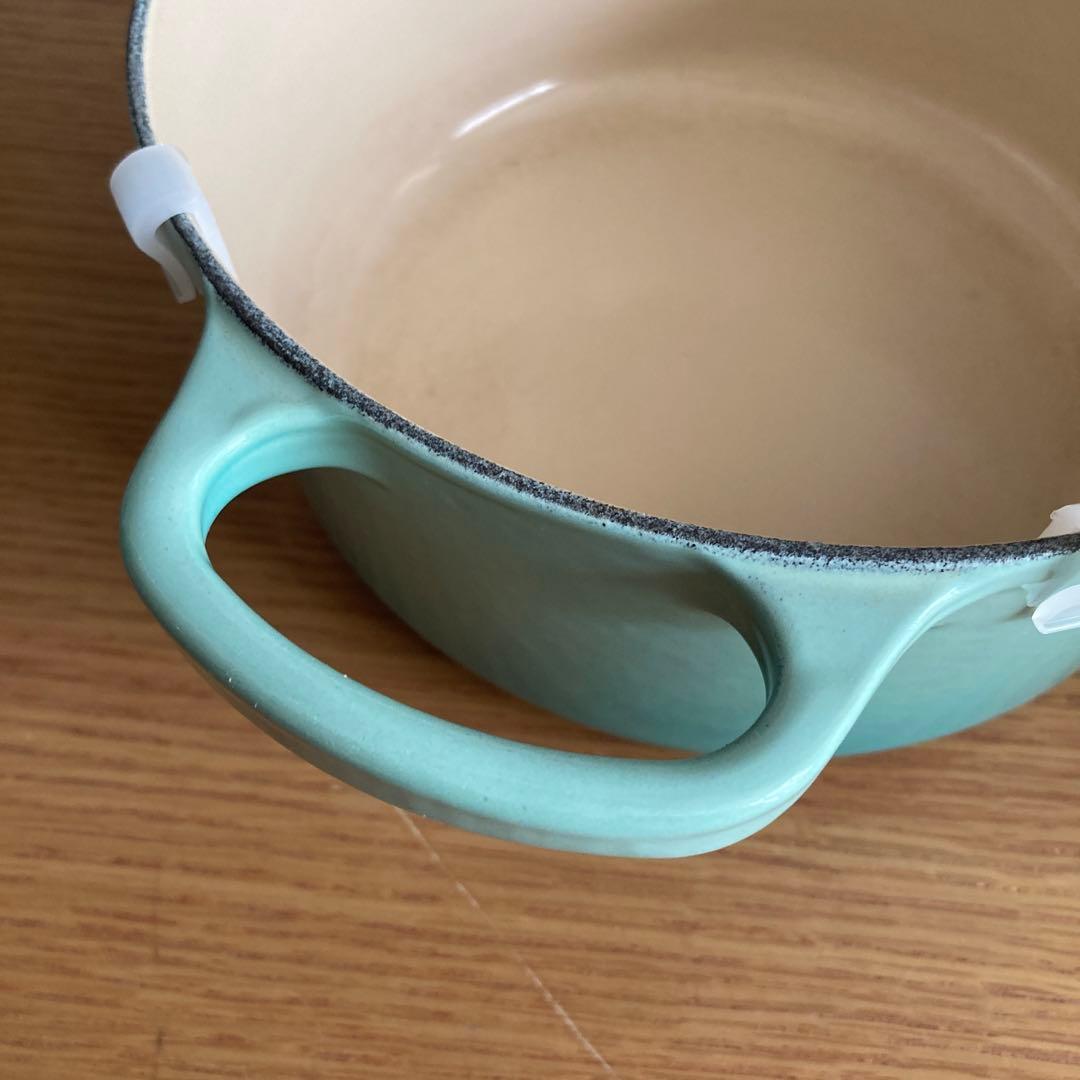LE CREUSET 両手鍋 18cm クールミント