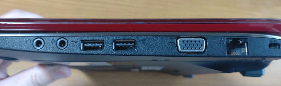 Windows7 TOSHIBA N510/06AR レッド 本体AC付