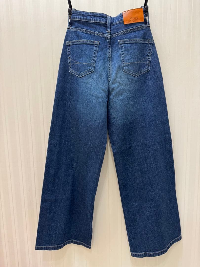 パンツ SOMETHING LISA WIDE (HIGH WAIST STRETCH)