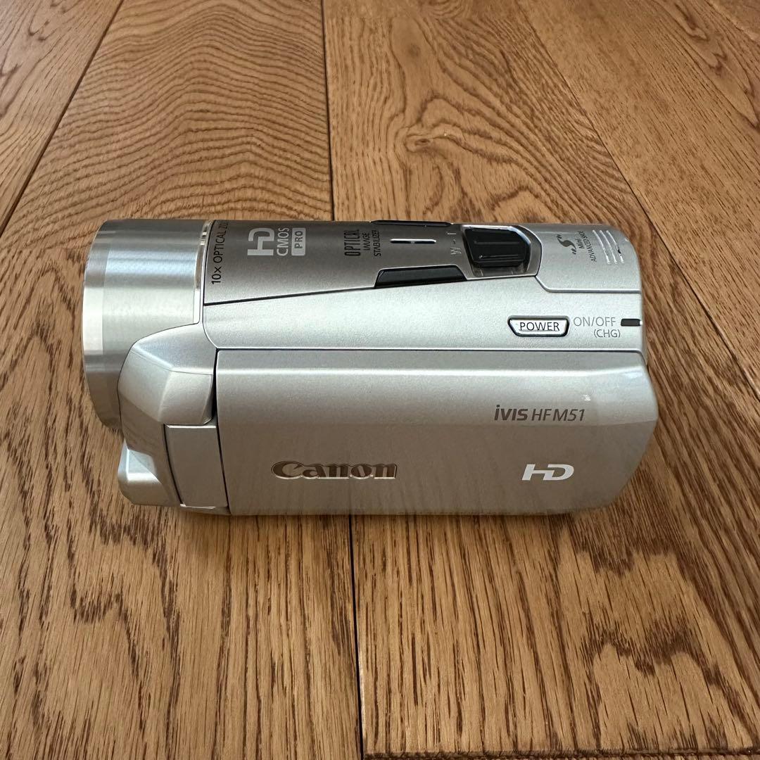 Canon iVIS HF M51 動作品 オマケ 広角レンズ 大容量バッテリー