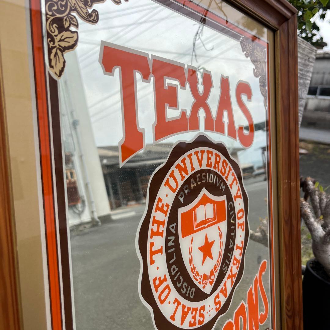 特大パブミラー　テキサス大学　texas longhorns カレッジ