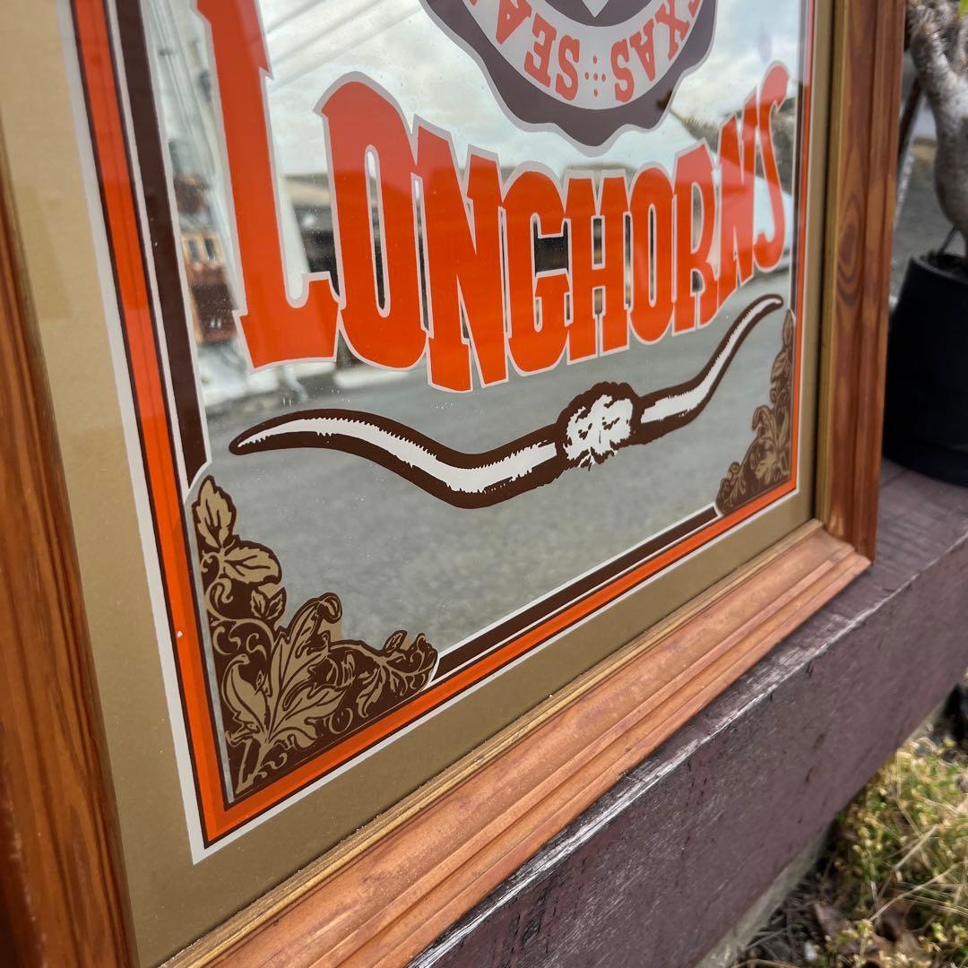 特大パブミラー　テキサス大学　texas longhorns カレッジ