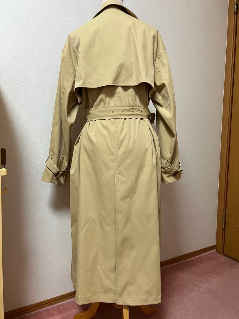 SLOBE IENA コットンライクウォッシャブルトレンチコート38