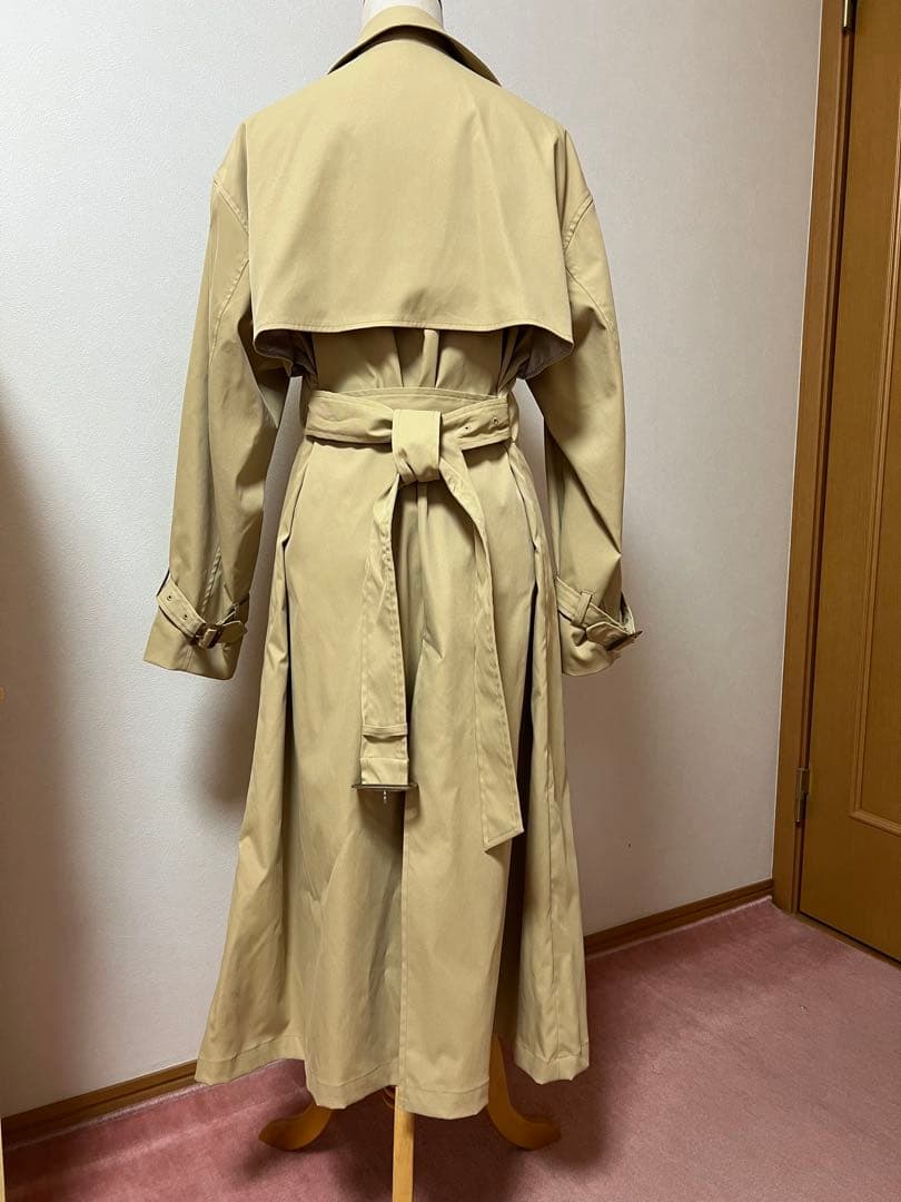 SLOBE IENA コットンライクウォッシャブルトレンチコート38