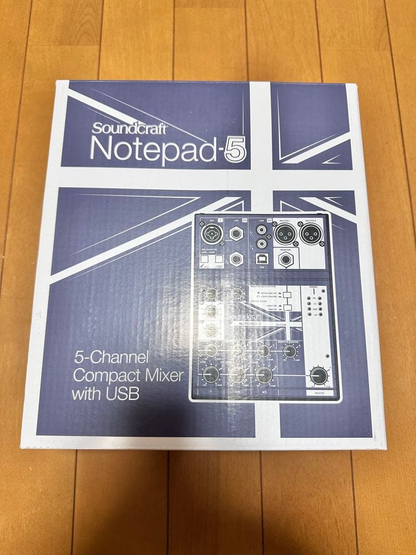 配信機器・PA機器・レコーディング機器 Soundcraft Notepad-5