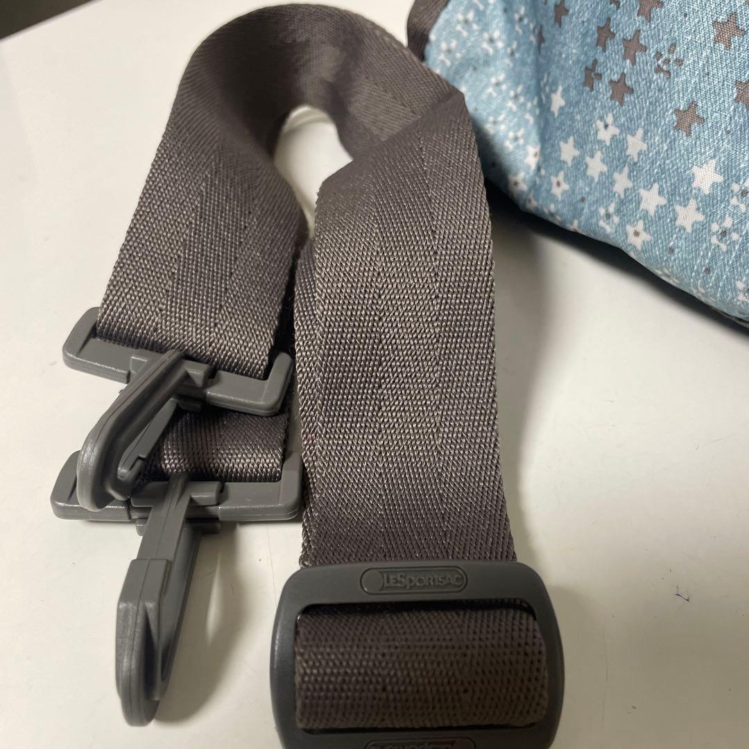 【美品】レスポートサック　ボストンバッグ　小さな小花柄　小さな星柄