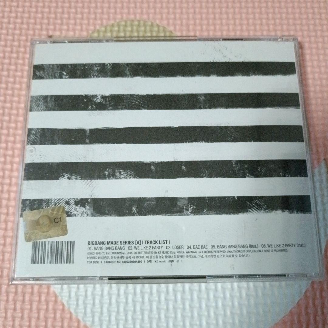 BIGBANG MADE SERIES 【A】 韓国盤CD 黒 トレカ TOP