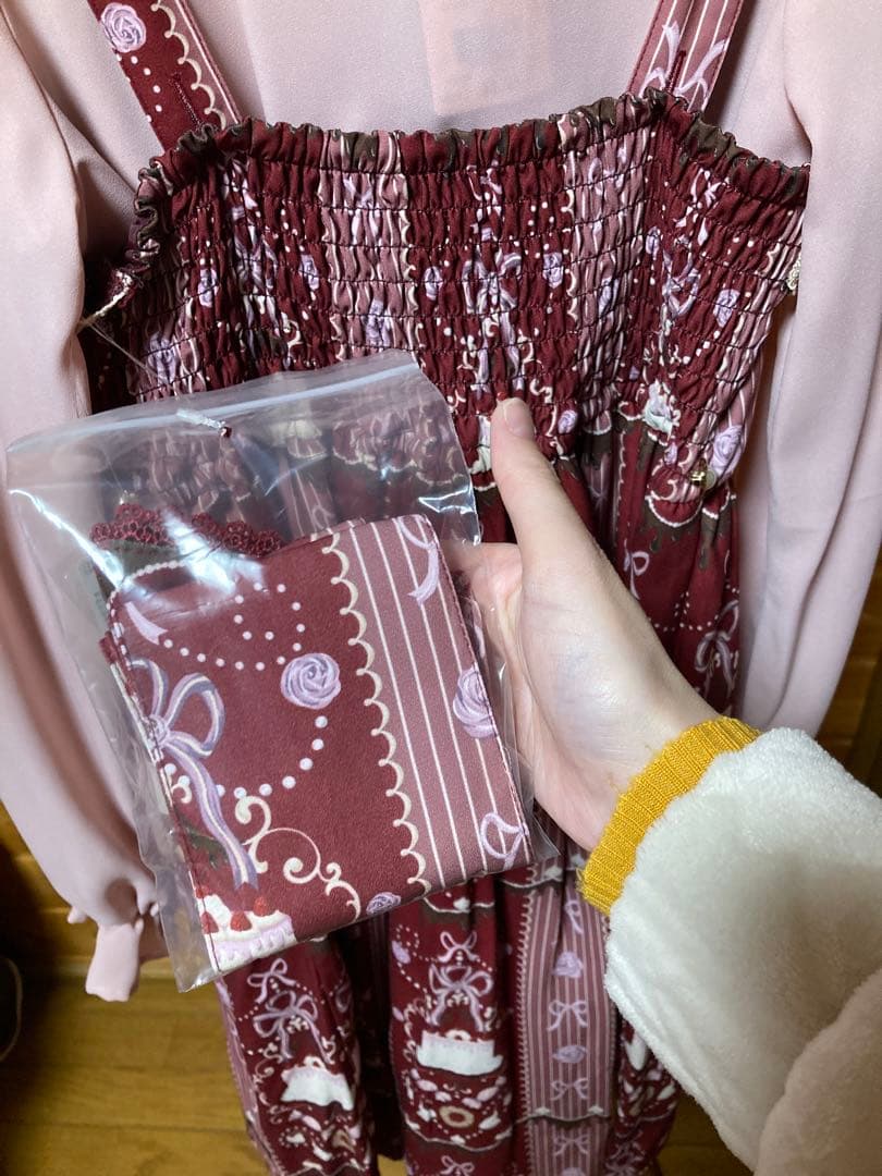 axes femme kawaii アクシーズファムカワイイ お菓子柄ジャンスカ