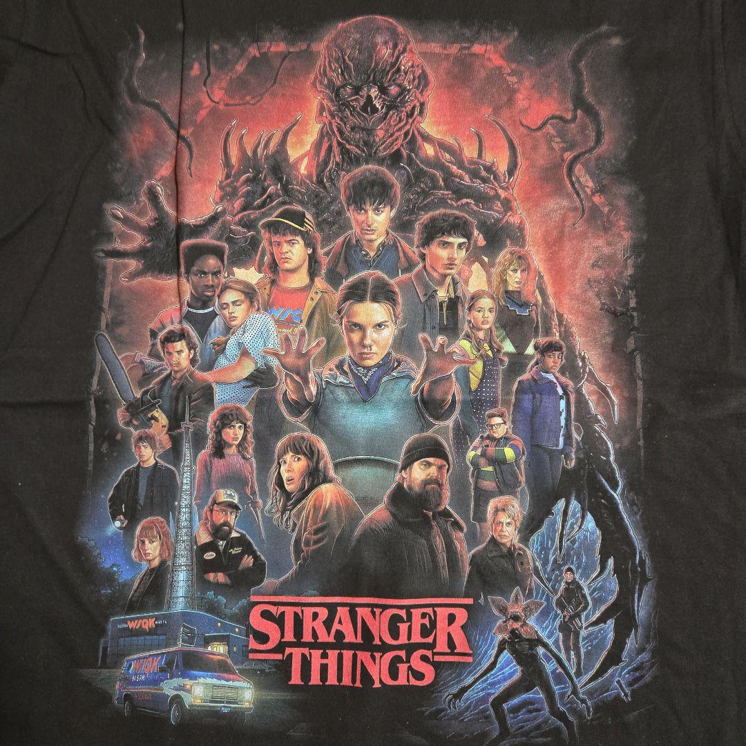 さとし【未使用】ストレンジャーシングスtシャツ