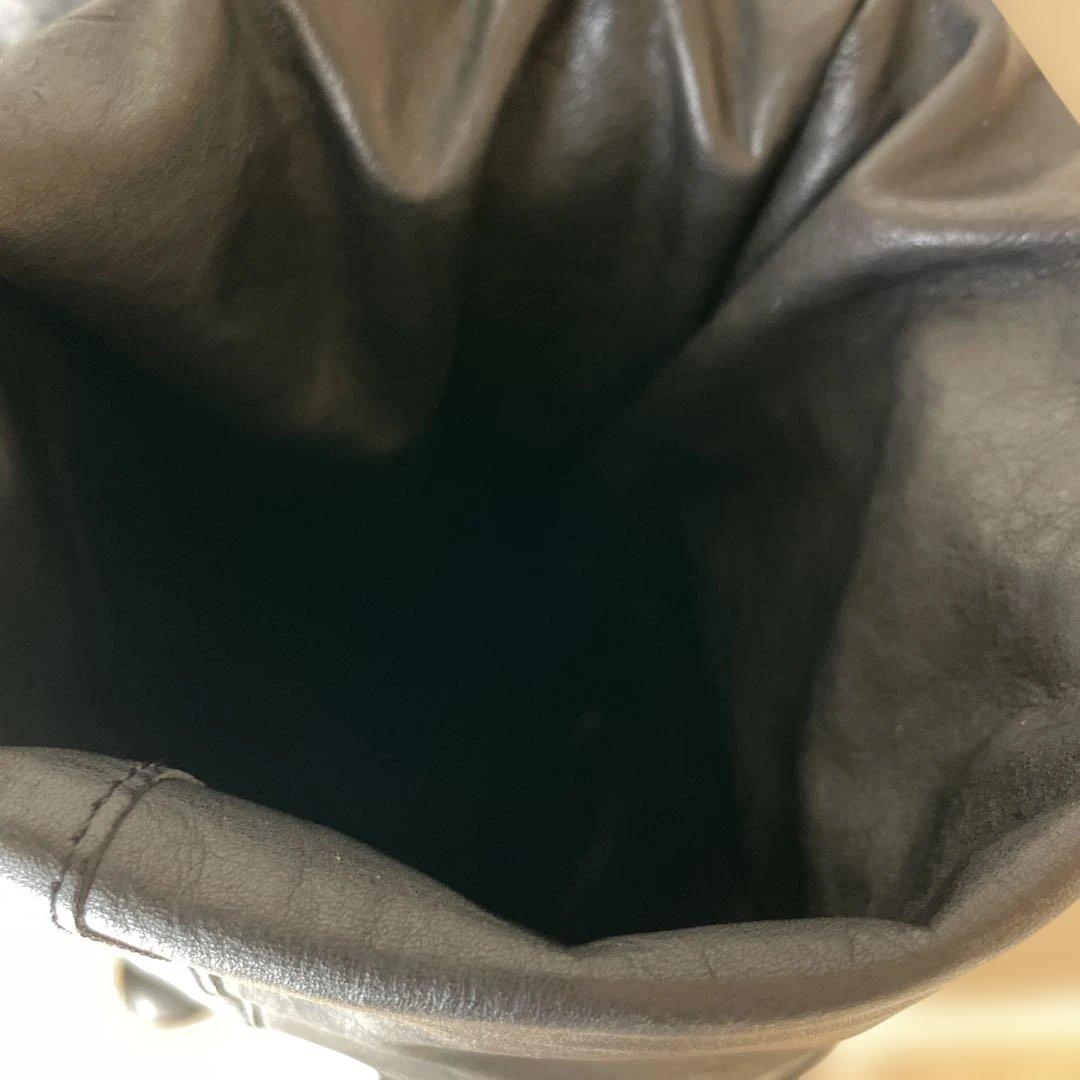 超希少　ZUCCA ズッカ ナウシカブーツ ロングブーツ 黒 レザー　ニーハイ