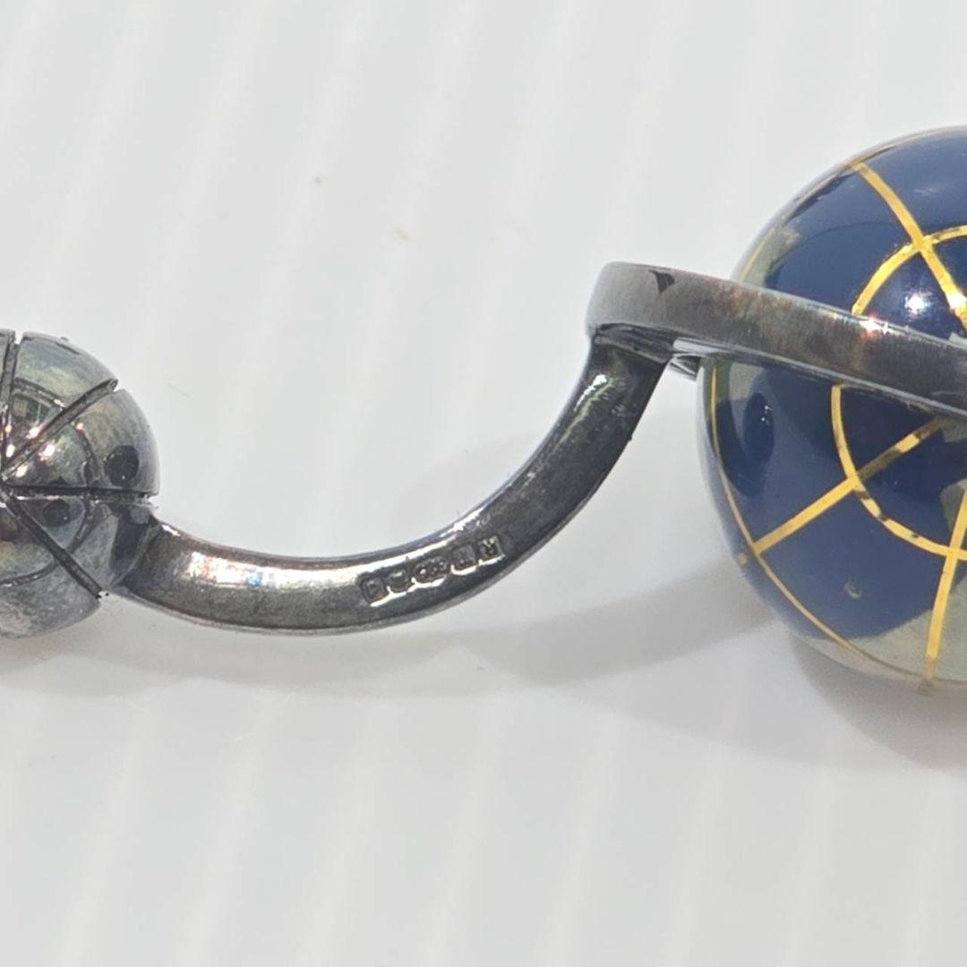 TATEOSSIAN タテオシアン 地球儀カフス SV925