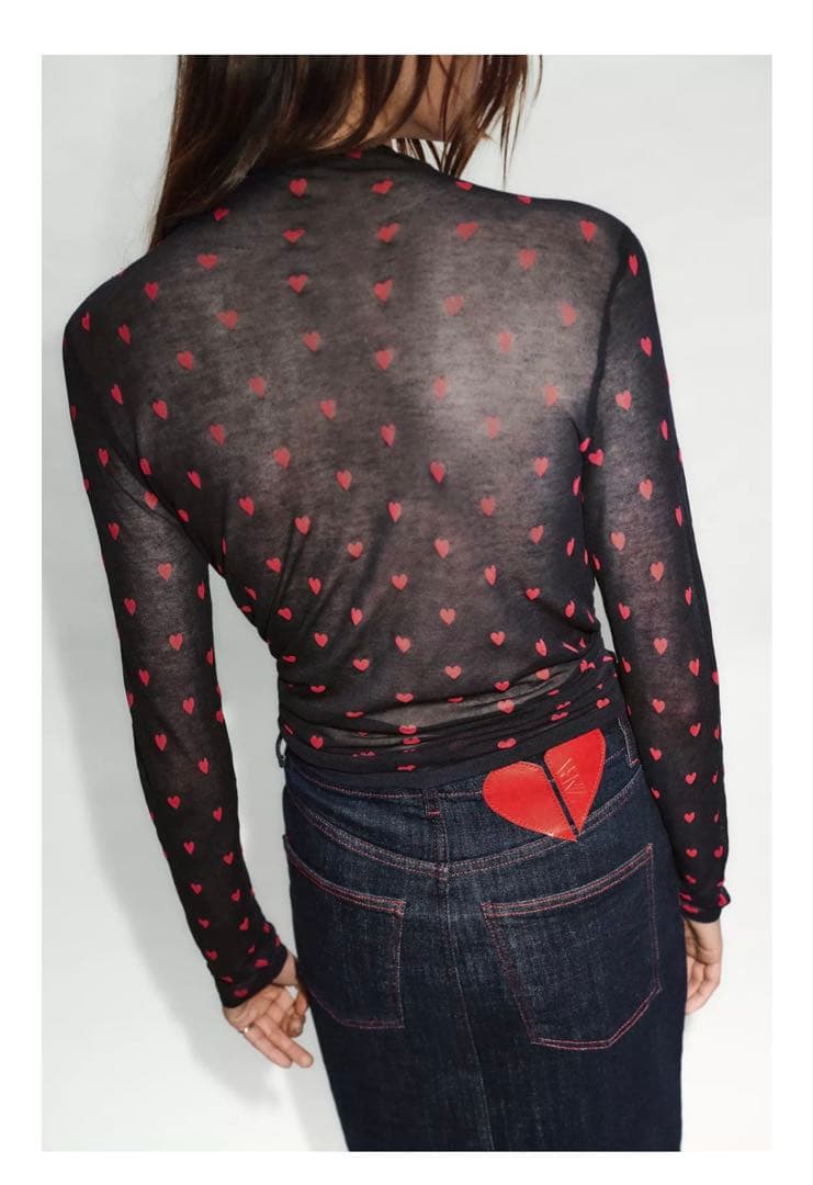 完売品⭐︎ZARA Z1975 ミディ丈デニムスカート L ブルー スリット