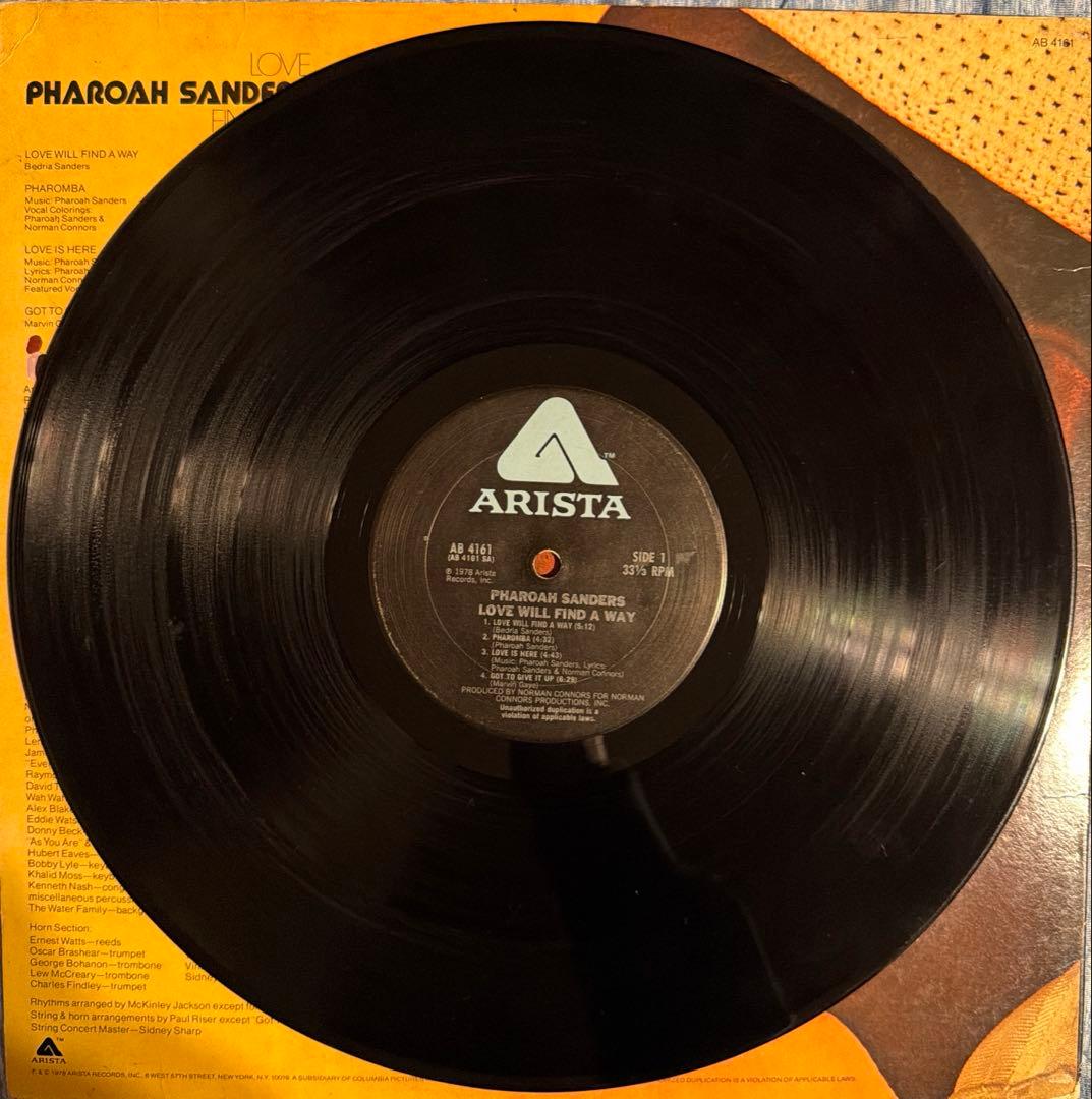 洋楽 Pharoah Sanders /Love Will Find A Way LP