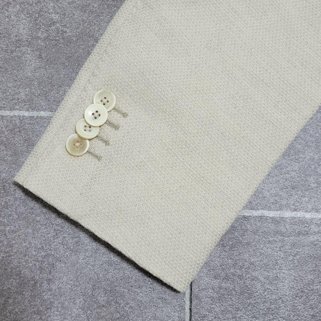 ★デントトシ様 LARDINI 春夏 麻 混 超高級 48 テーラードジャケット