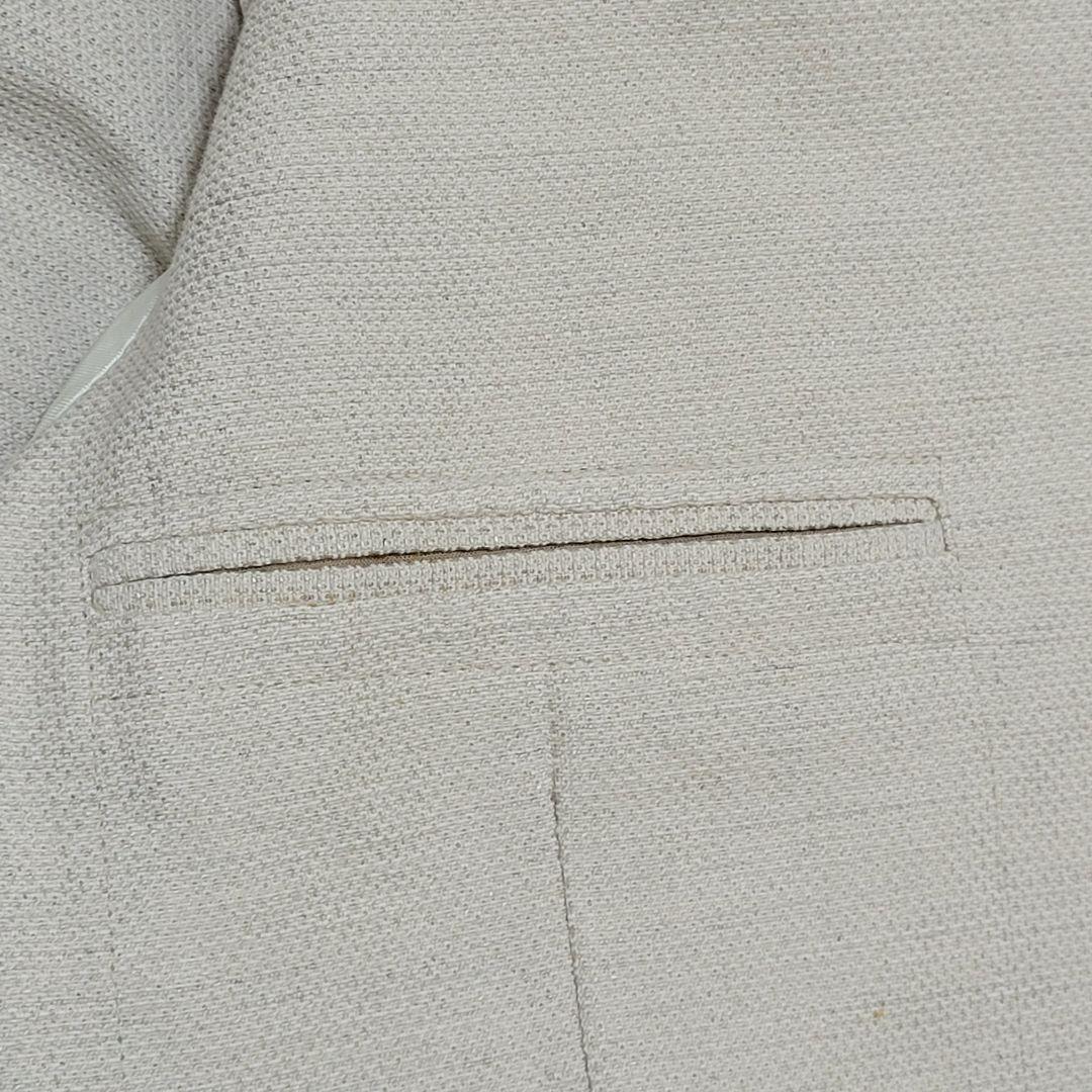 ★デントトシ様 LARDINI 春夏 麻 混 超高級 48 テーラードジャケット