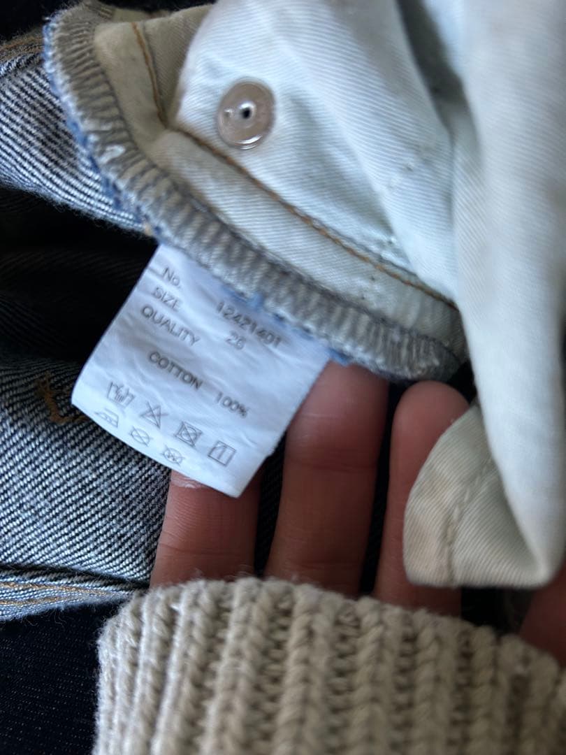 Cary's Denim インディゴ ストレートデニム サイズ26
