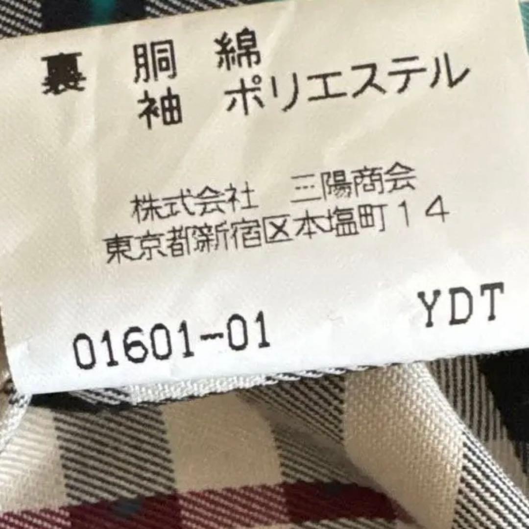 美品✨レア✨バーバリー　 ステンカラーコート　　ノバチェック　ロゴボタン