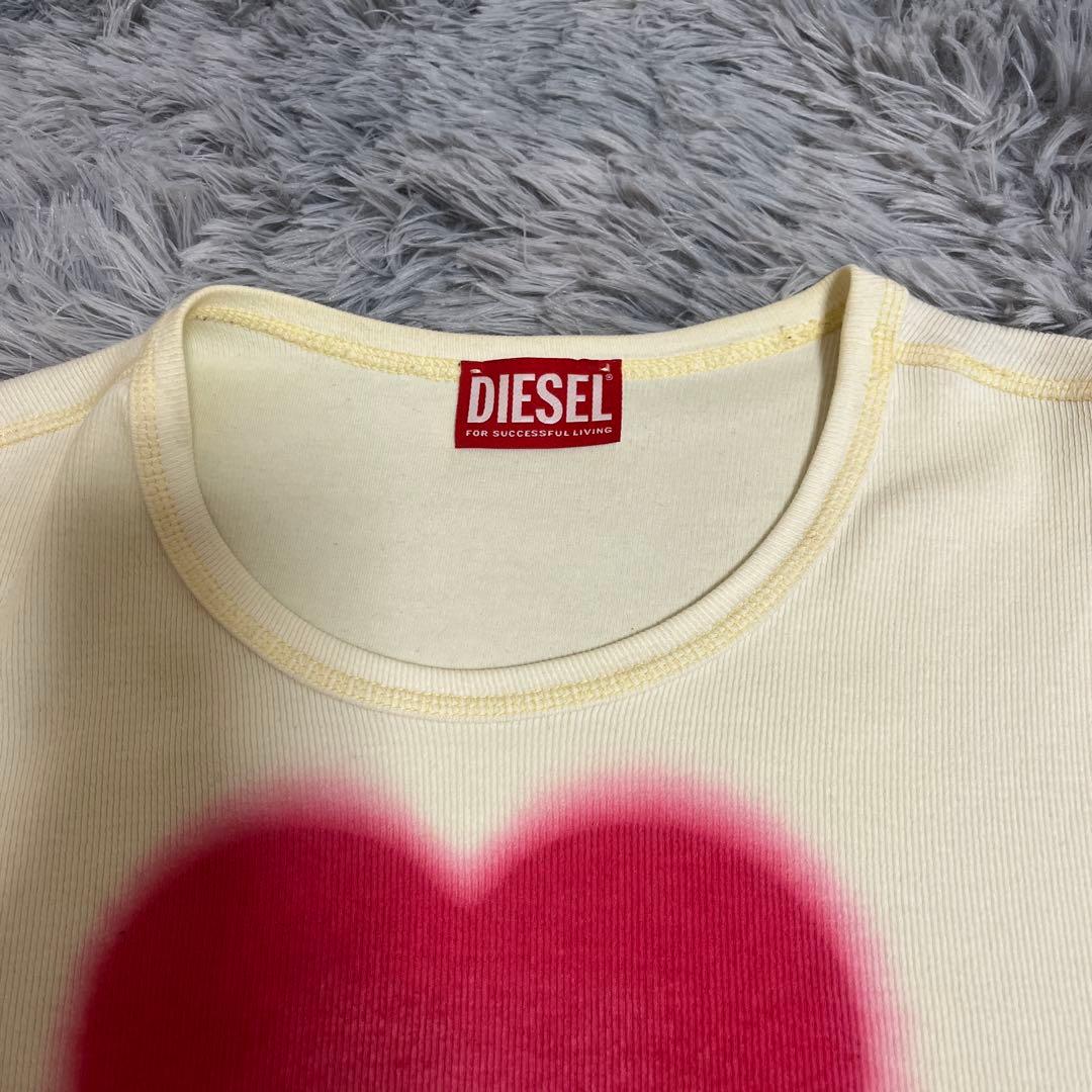 DIESEL ハートプリント Tシャツ