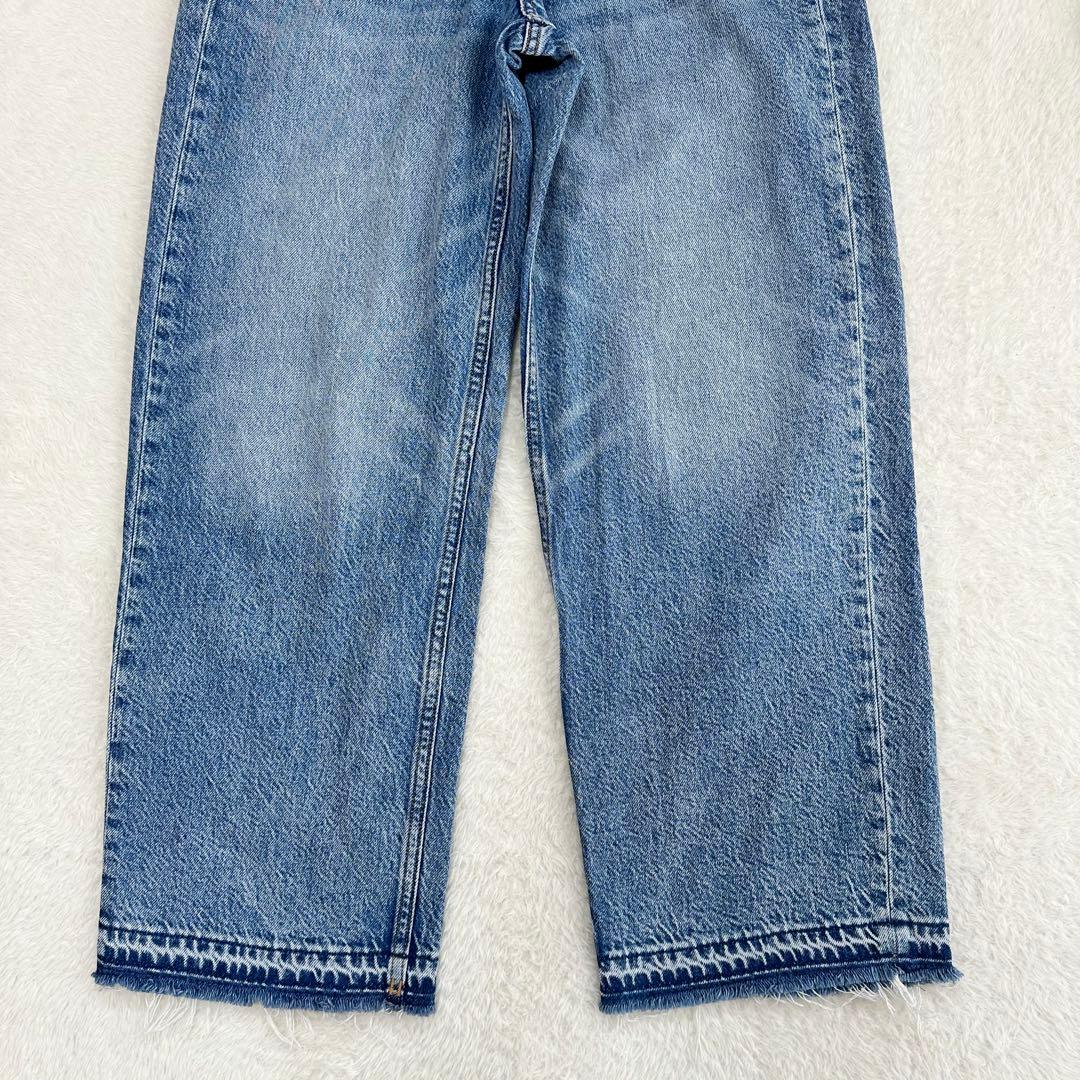 新品✨Theory セオリー 23SS ワイドストレートデニム ブルー 24