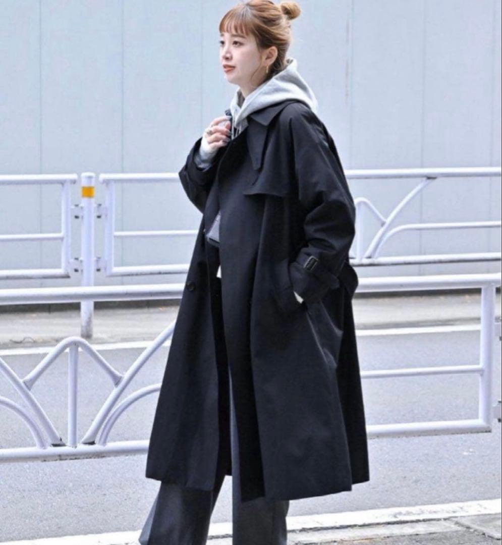 B.C STOCKネイビー トレンチコート